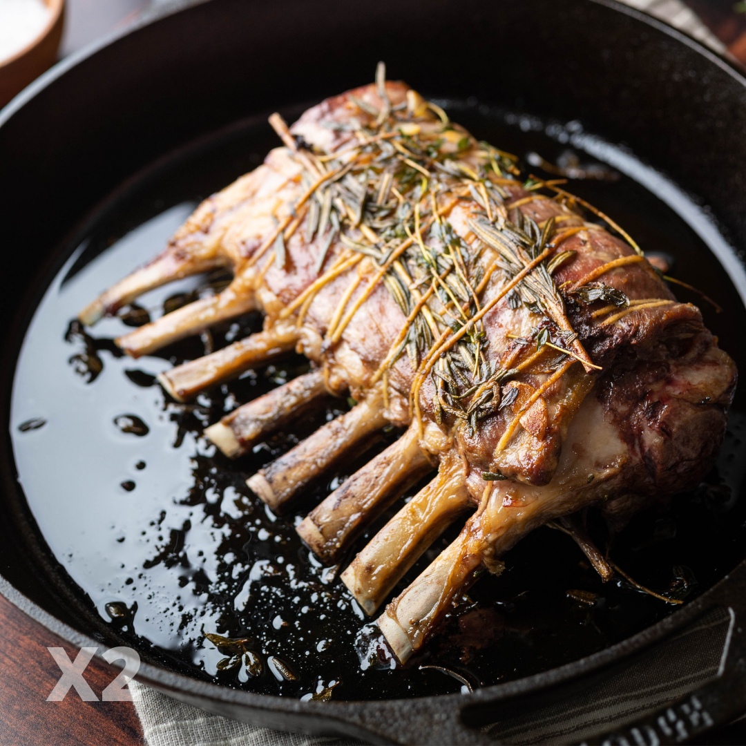 14/16 (14oz to 16oz) Frenched New Zealand Lamb Racks